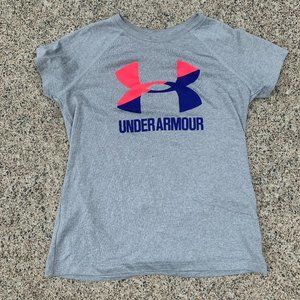 Under Armour~Athletic T-Shirt~Grey